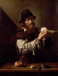 Portrait of an Old Man with an Onion